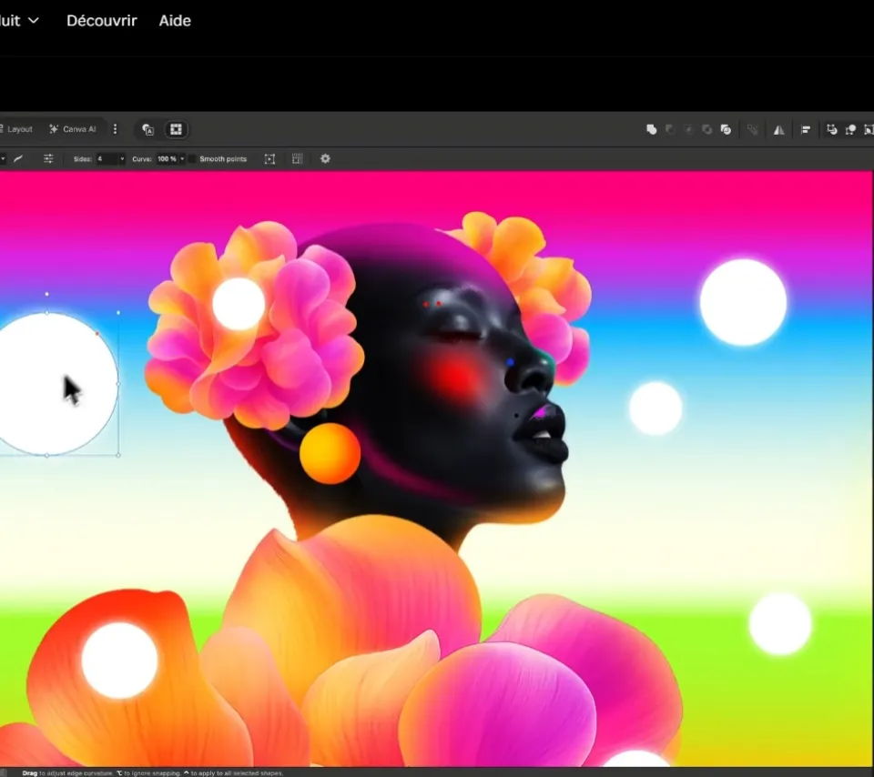 capture d'écran interface suite Affinity