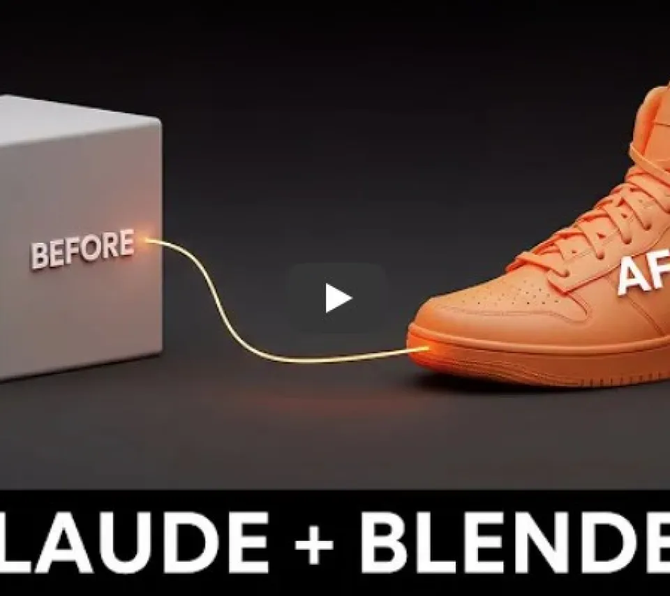 Visuel relatif au MCP Claude-Blender