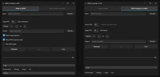 Interface d'utilisation de 4dgs Converter
