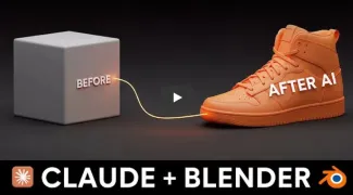 Visuel relatif au MCP Claude-Blender