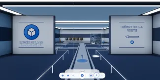 Capture d'écran de la page d'accueil du Musée de la 3D